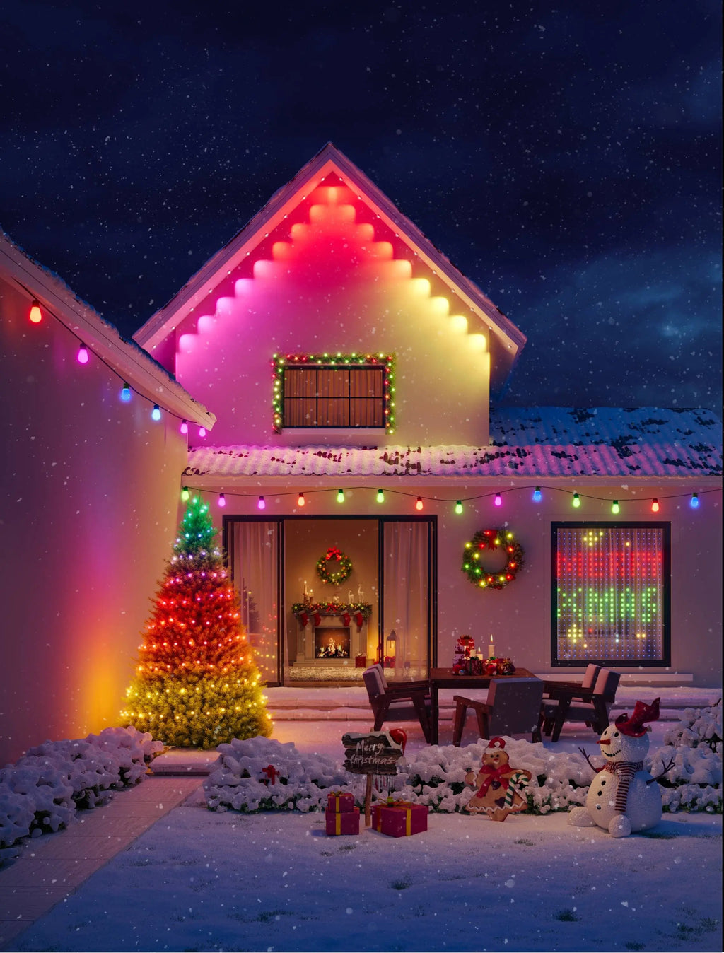 78-In Modern Smart Compatible Effect Lights LED Light