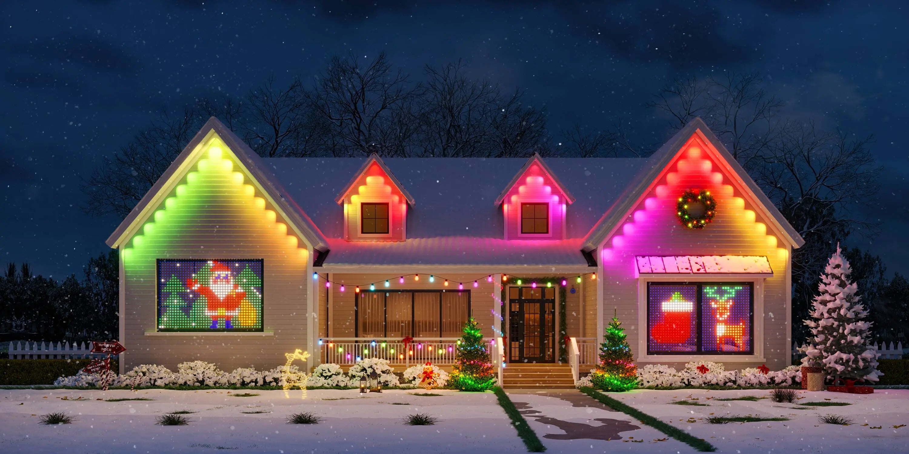 78-In Modern Smart Compatible Effect Lights LED Light