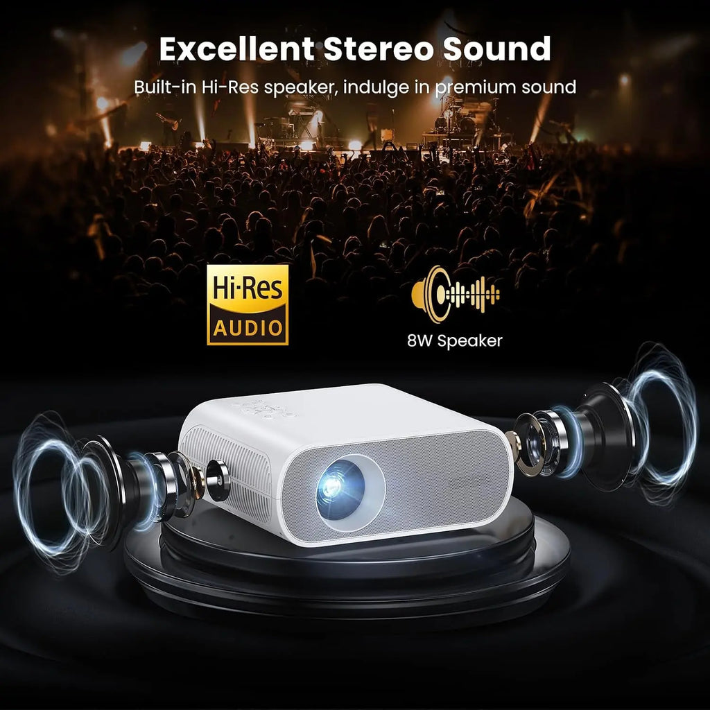 Official Licensed Smart Mini Projector with Wifi and Bluetooth