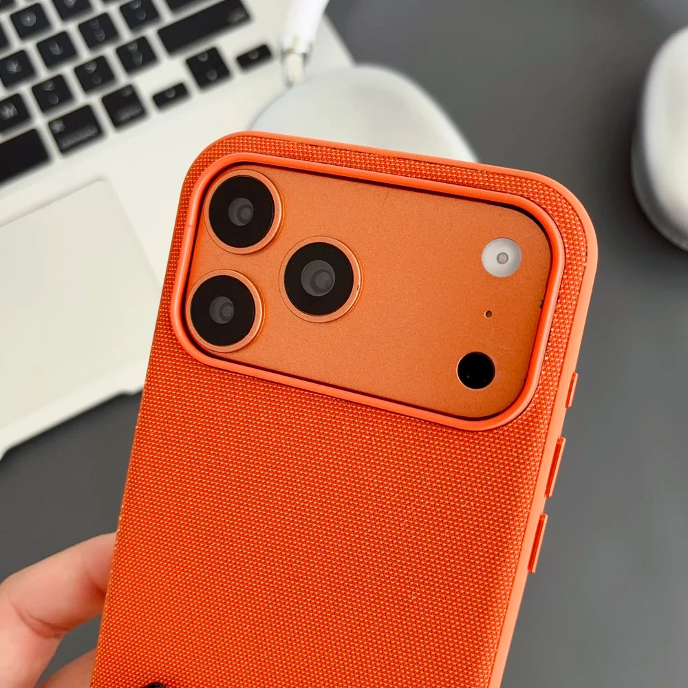 Magnetic Techwoven Case for Iphone 18 17 Pro Max 16 15 14 plus for Magsafe Wireless Charging Technology Woven Shockproof Cover