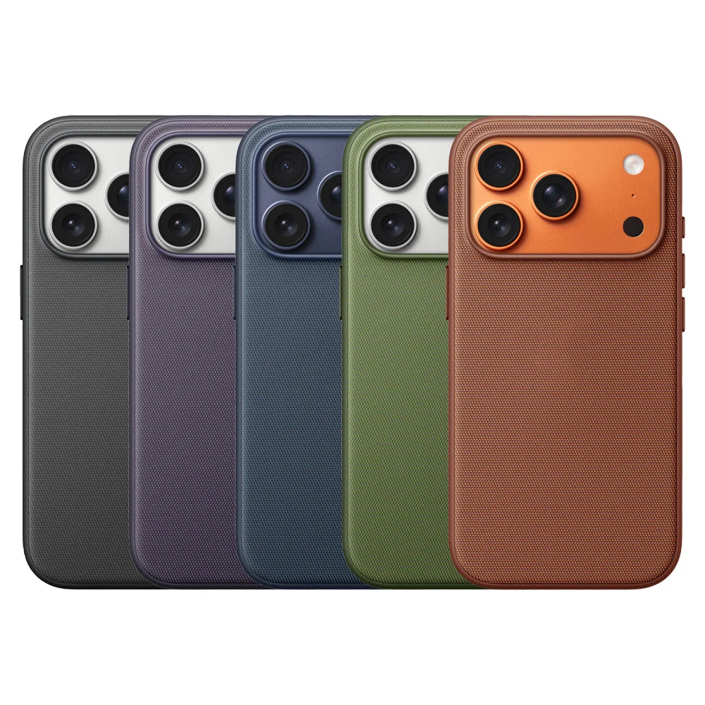 Magnetic Techwoven Case for Iphone 18 17 Pro Max 16 15 14 plus for Magsafe Wireless Charging Technology Woven Shockproof Cover